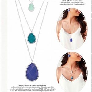 Minaret Triple-Row Convertible Necklace